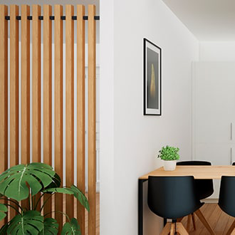 Pose de Verrières et Cloisons en Bois à Bécon-les-Granits